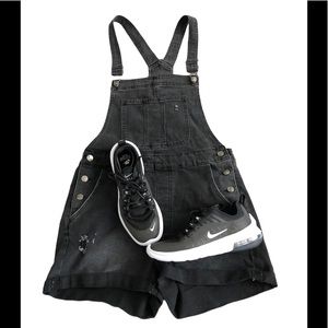Denim, Distressed Overalls size L